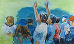 Thumbnail Ginats Win the world Series Original acrylic Painting By Gloria Pacis