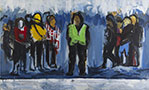 Thumbnail Intersection Original Acrylic Painting by Gloria Pacis